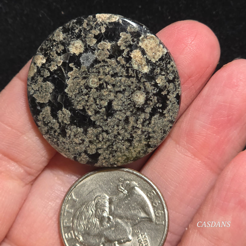 Firework Obsidian Cabochon