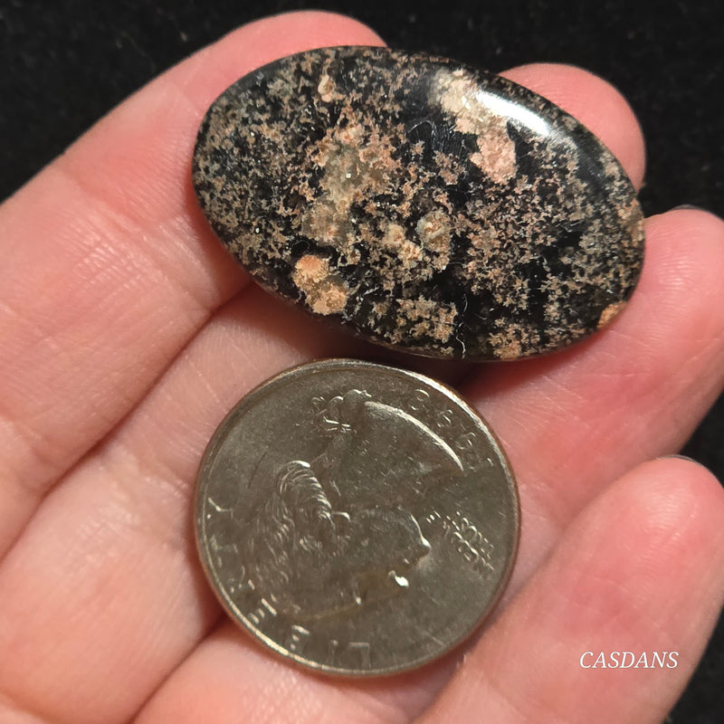 Firework Obsidian Cabochon