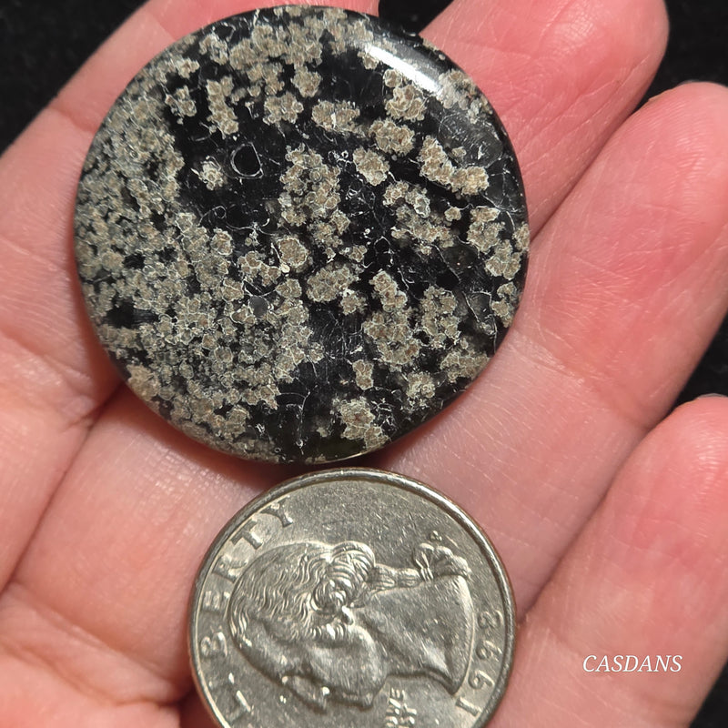 Firework Obsidian Cabochon