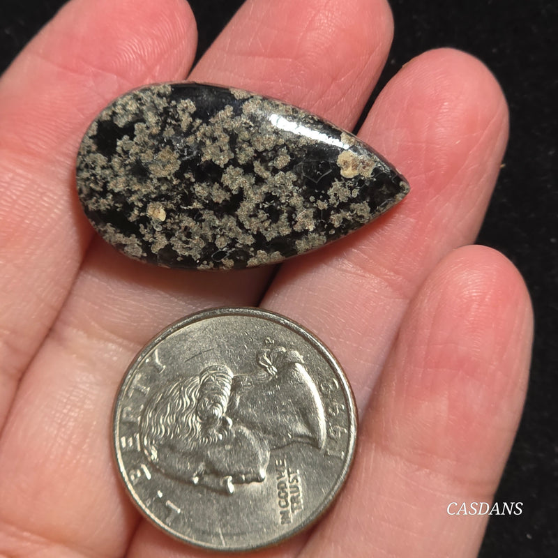 Firework Obsidian Cabochon