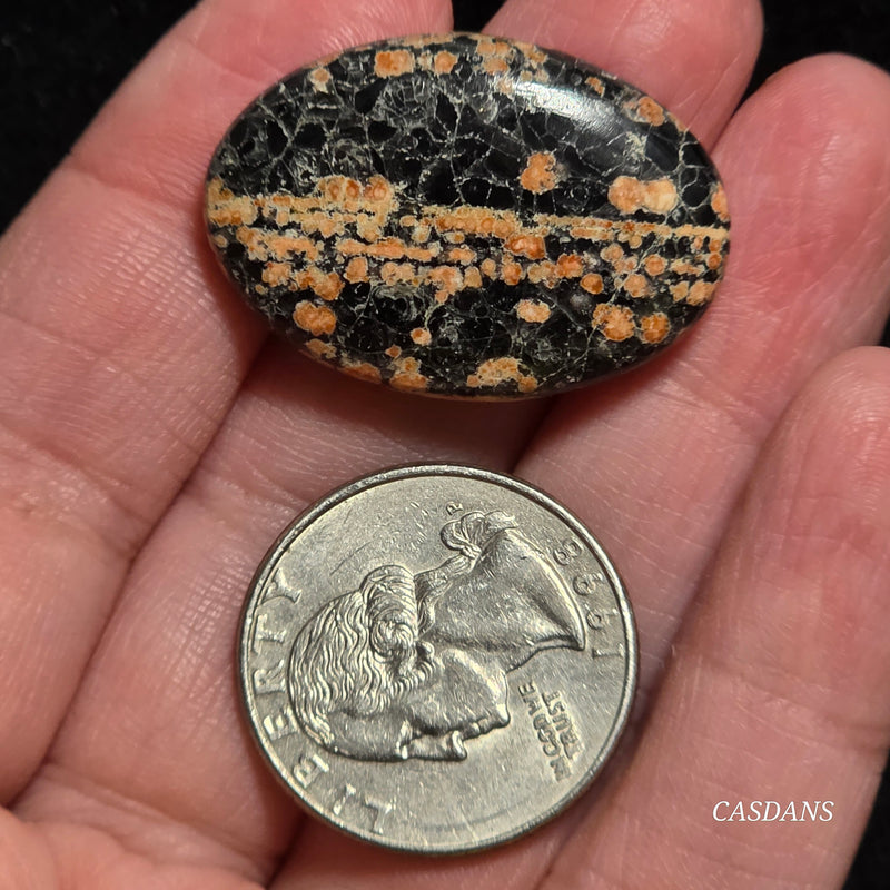 Firework Obsidian Cabochon