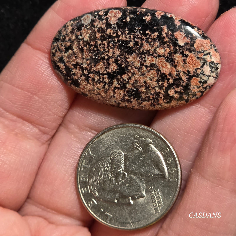 Firework Obsidian Cabochon