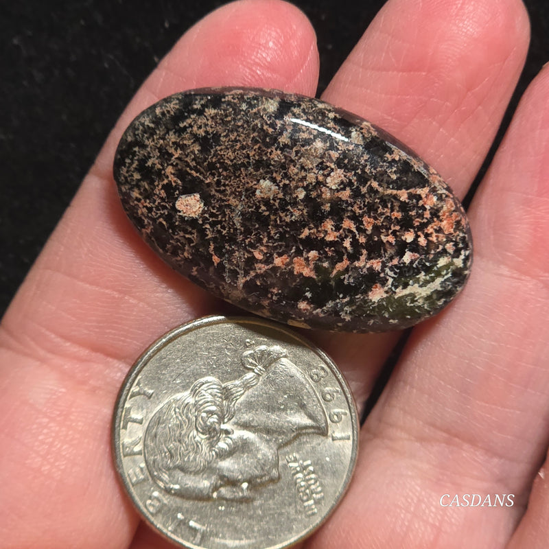 Firework Obsidian Cabochon