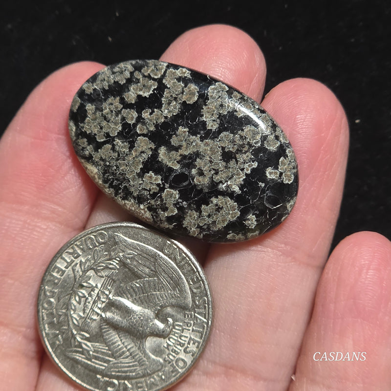 Firework Obsidian Cabochon