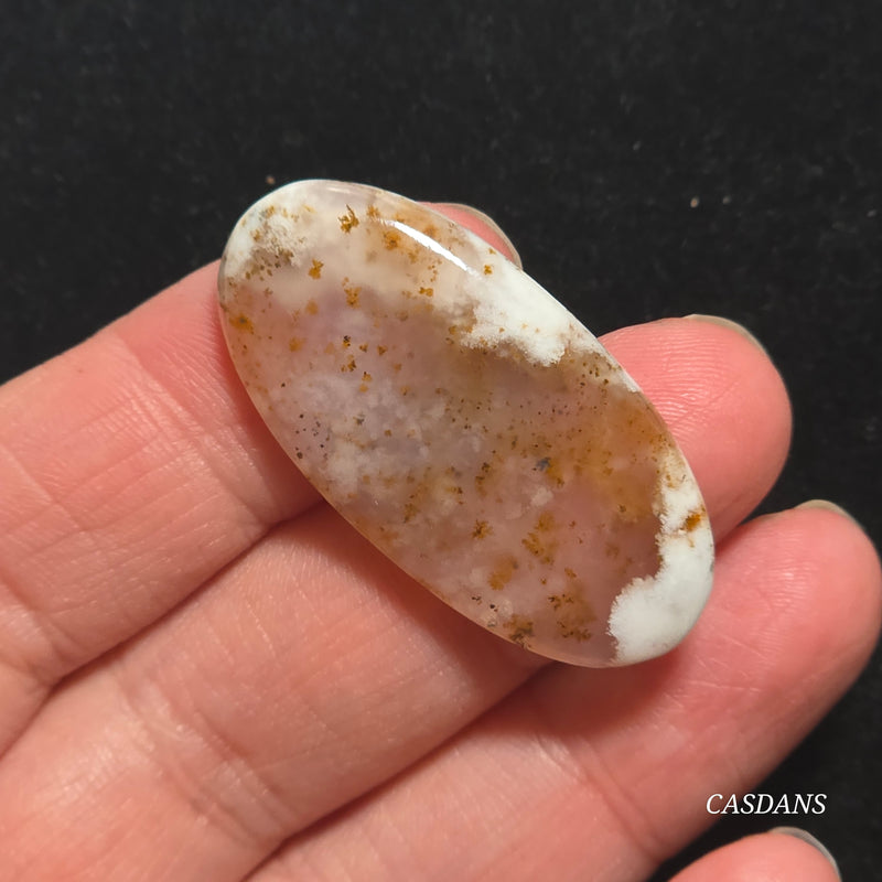 Russian Scenic Dendritic Agate Cabochon