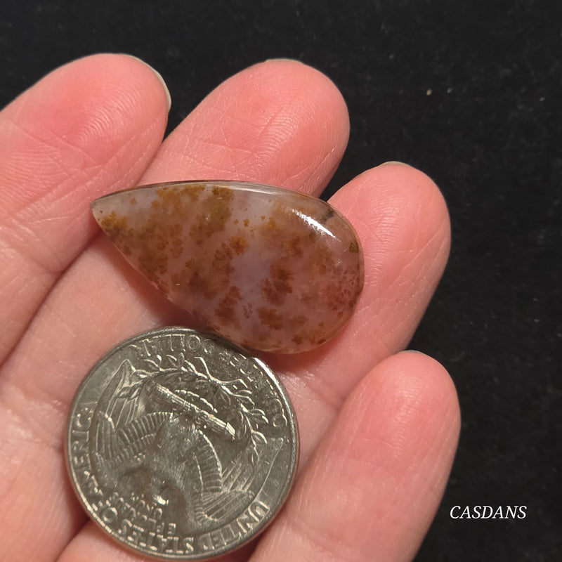 Russian Scenic Dendritic Agate Cabochon