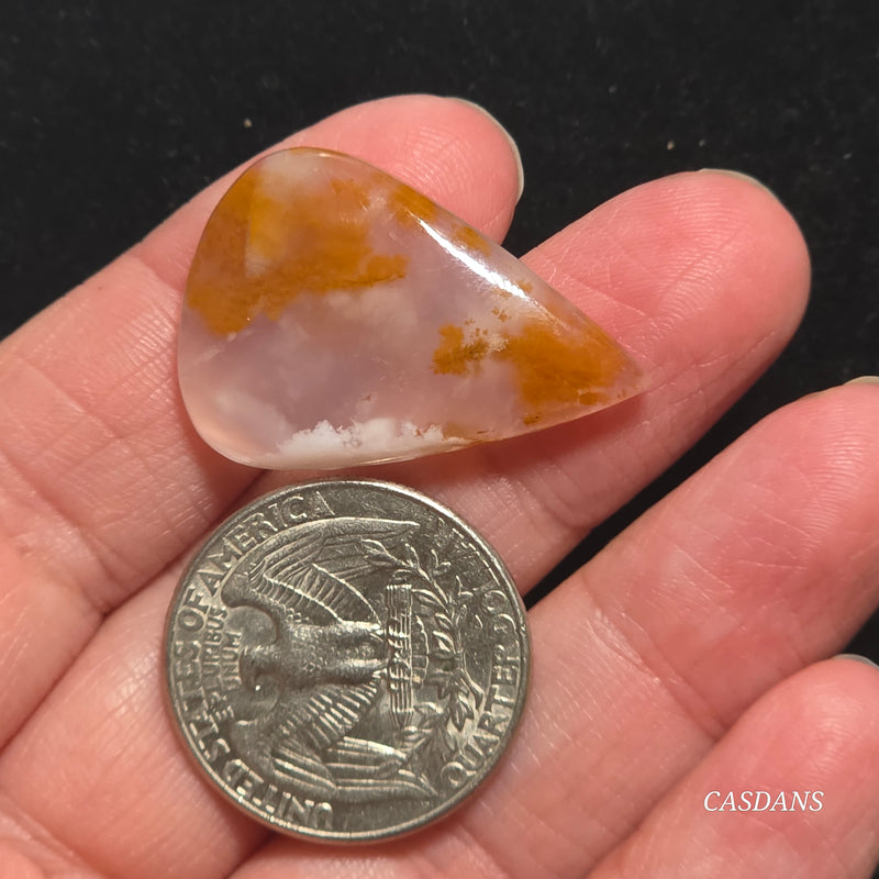 Russian Scenic Dendritic Agate Cabochon
