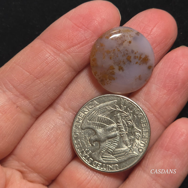 Russian Scenic Dendritic Agate Cabochon