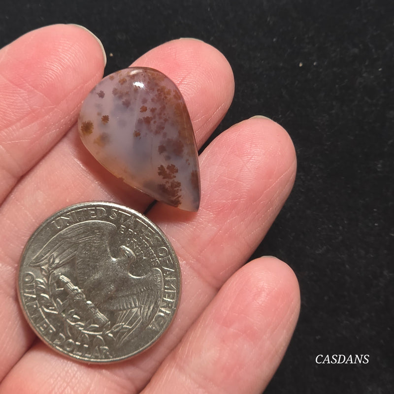 Russian Scenic Dendritic Agate Cabochon