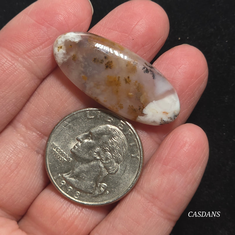 Russian Scenic Dendritic Agate Cabochon