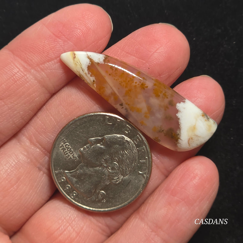 Russian Scenic Dendritic Agate Cabochon