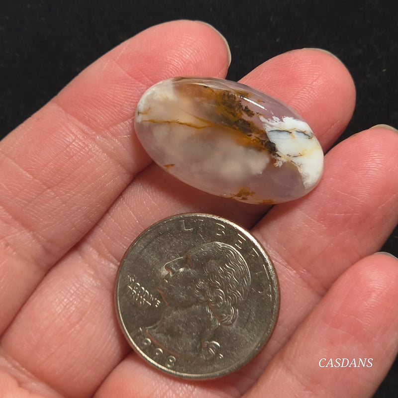 Russian Scenic Dendritic Agate Cabochon