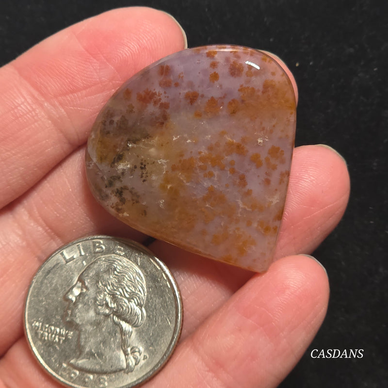Russian Scenic Dendritic Agate Cabochon