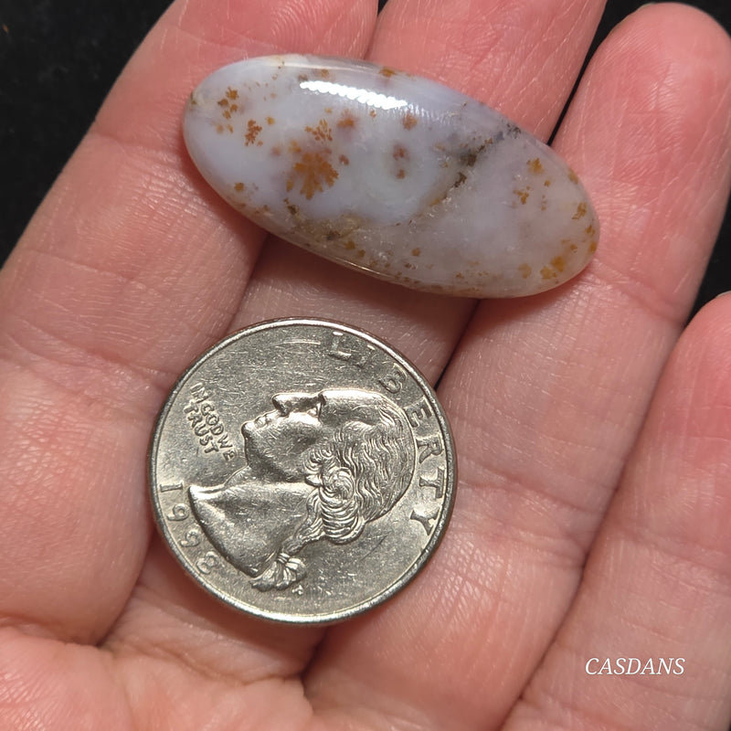 Russian Scenic Dendritic Agate Cabochon