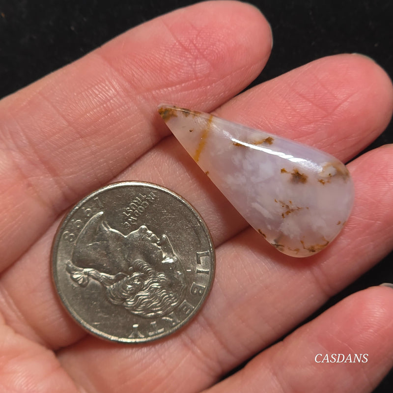 Russian Scenic Dendritic Agate Cabochon