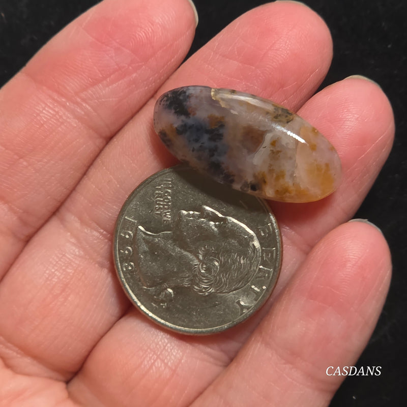 Russian Scenic Dendritic Agate Cabochon