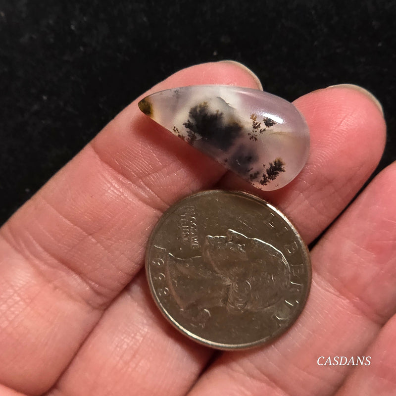 Russian Scenic Dendritic Agate Cabochon