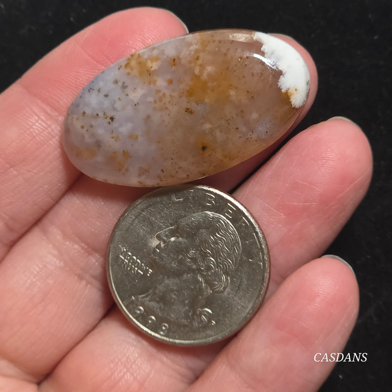 Russian Scenic Dendritic Agate Cabochon