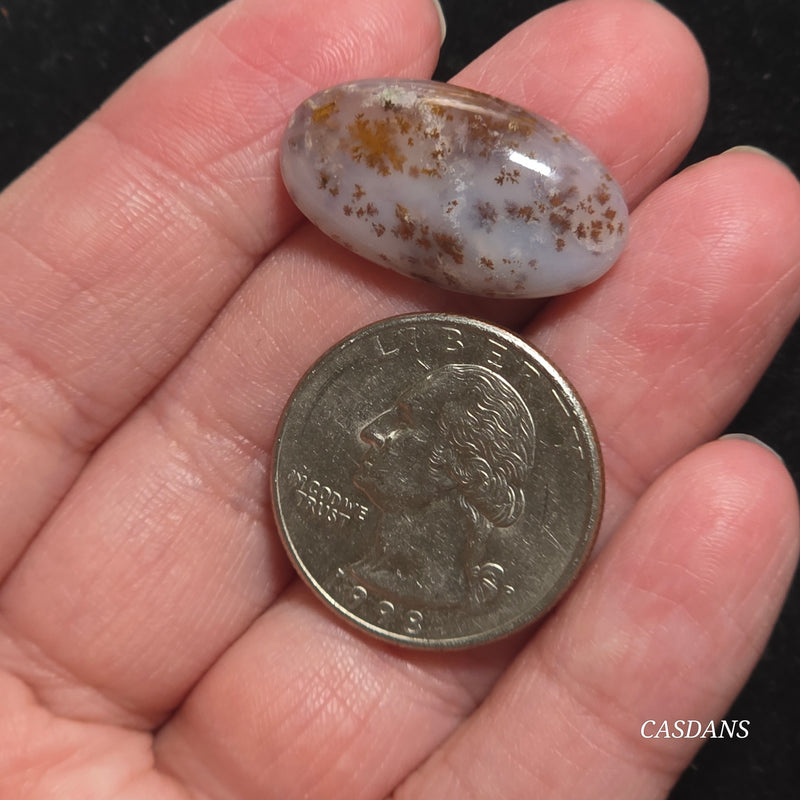 Russian Scenic Dendritic Agate Cabochon