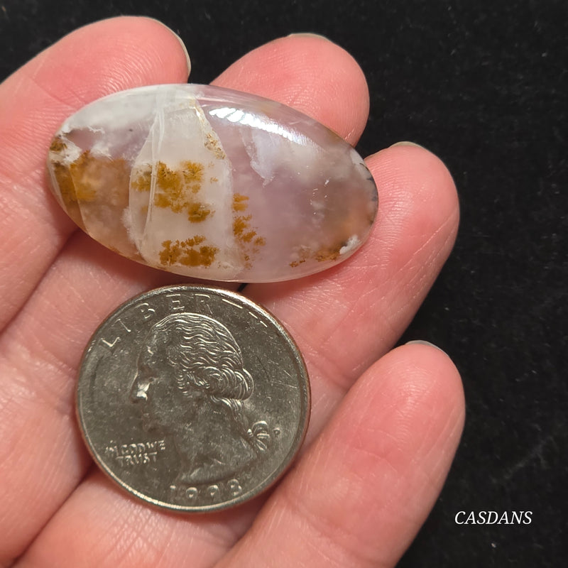 Russian Scenic Dendritic Agate Cabochon