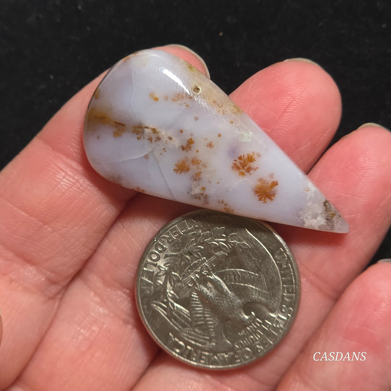 Russian Scenic Dendritic Agate Cabochon