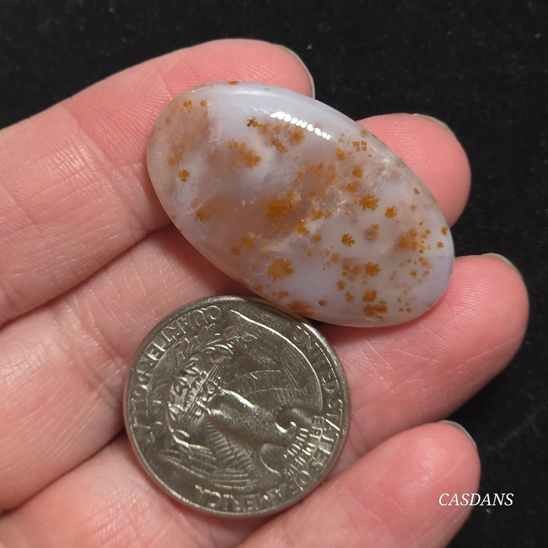Russian Scenic Dendritic Agate Cabochon