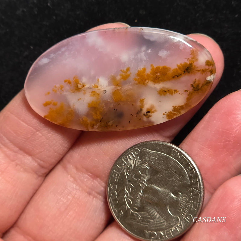 Russian Scenic Dendritic Agate Cabochon