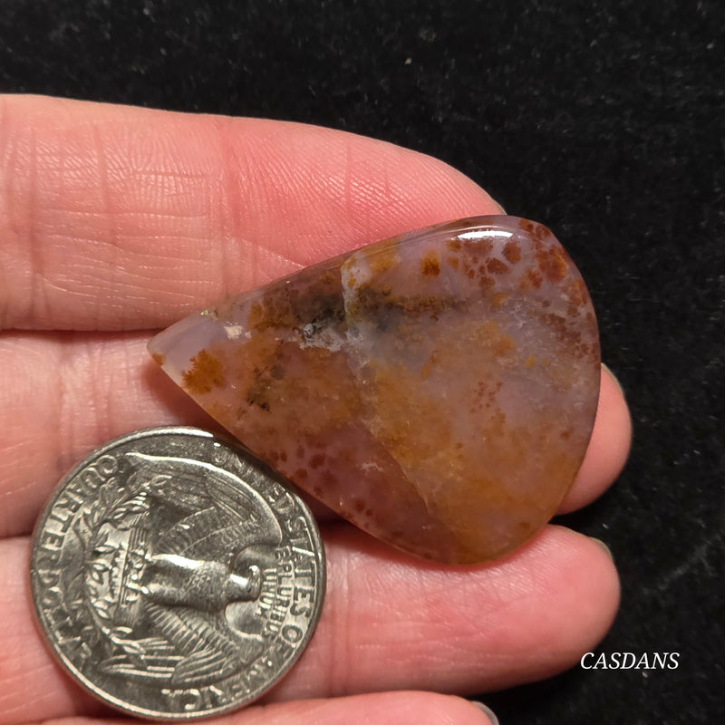 Russian Scenic Dendritic Agate Cabochon
