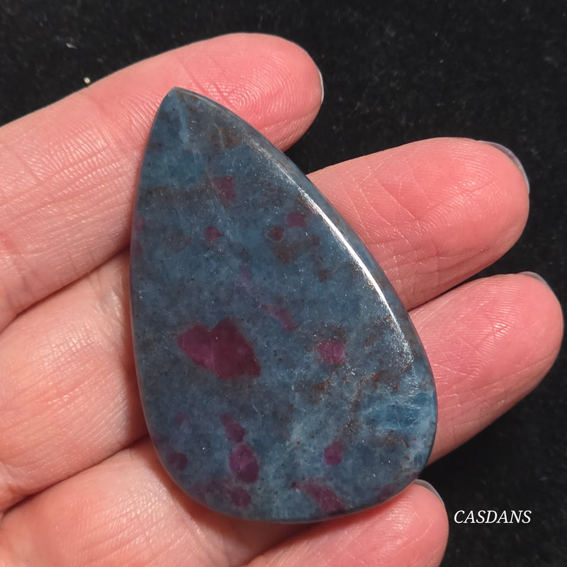 Ruby Kyanite Cabochon