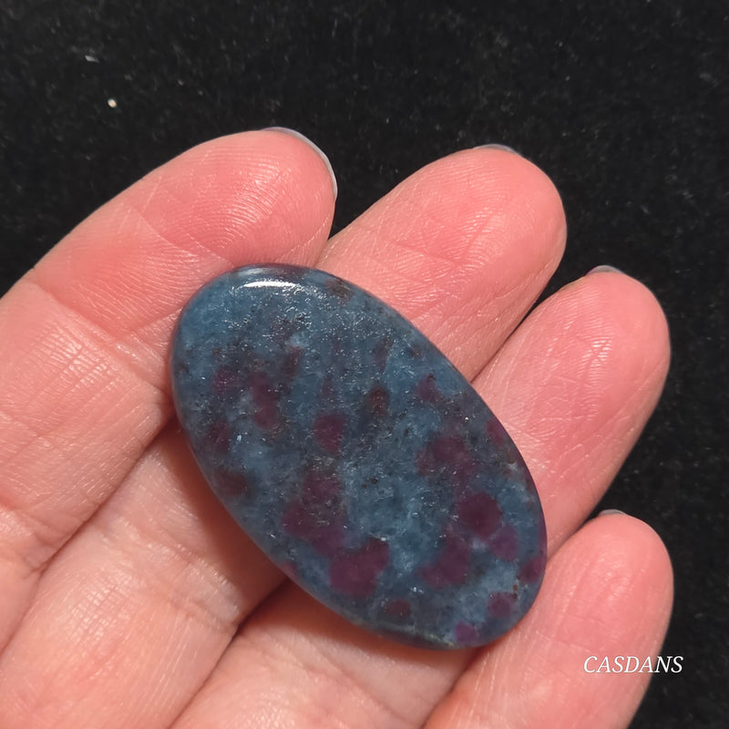 Ruby Kyanite Cabochon