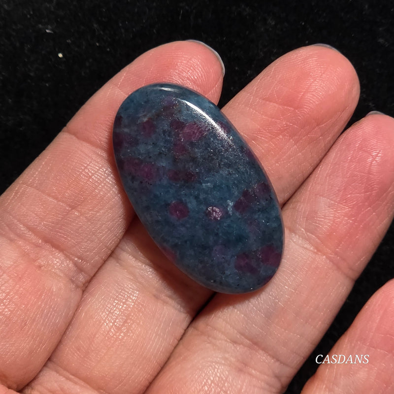 Ruby Kyanite Cabochon
