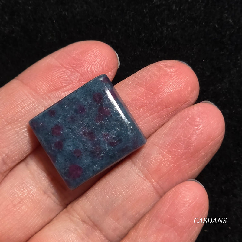 Ruby Kyanite Cabochon