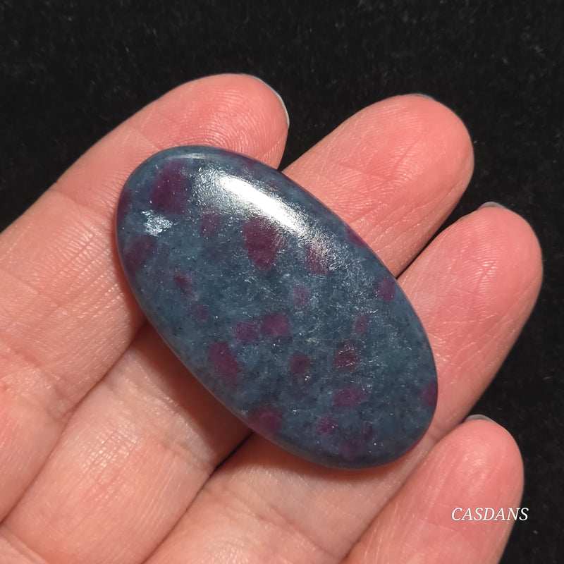 Ruby Kyanite Cabochon