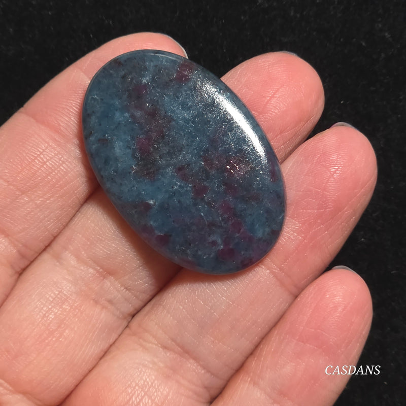 Ruby Kyanite Cabochon