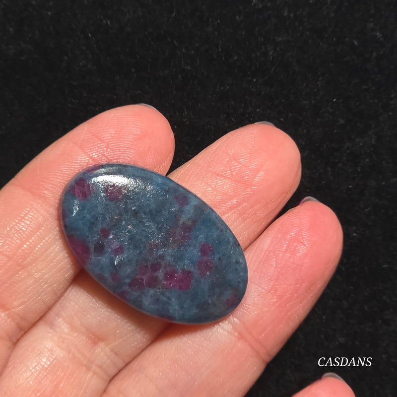 Ruby Kyanite Cabochon
