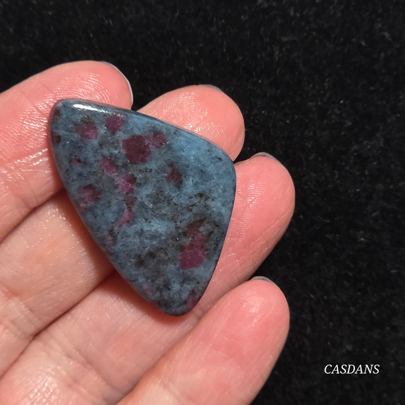 Ruby Kyanite Cabochon
