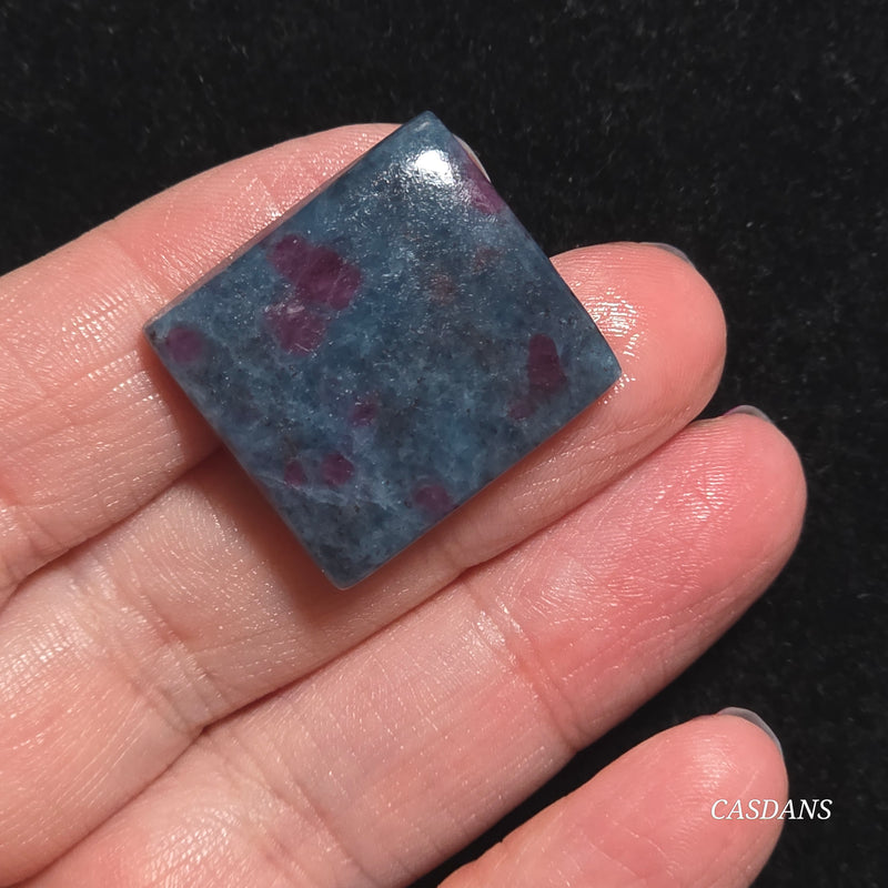 Ruby Kyanite Cabochon