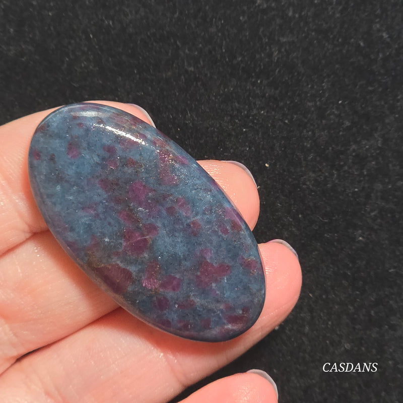 Ruby Kyanite Cabochon