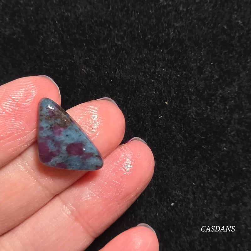 Ruby Kyanite Cabochon