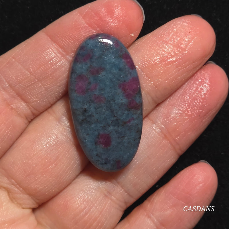 Ruby Kyanite Cabochon