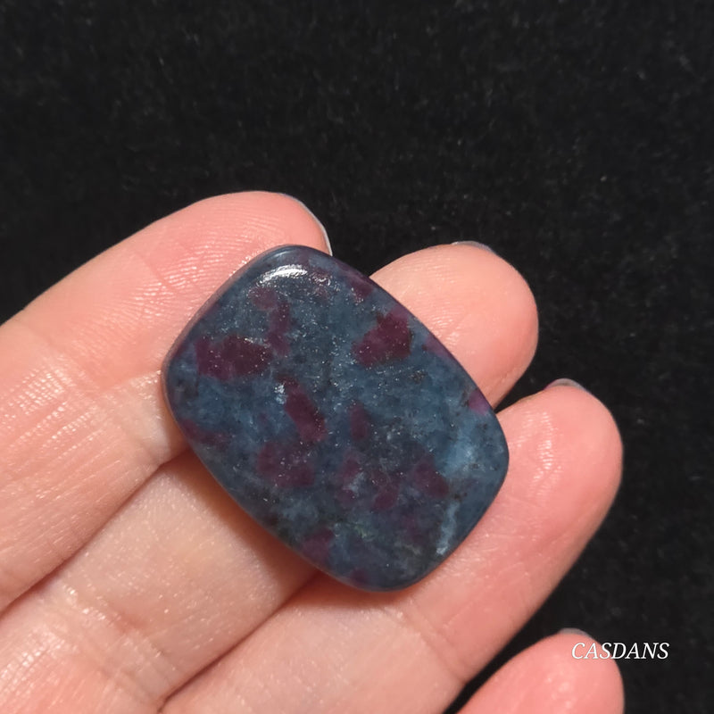 Ruby Kyanite Cabochon