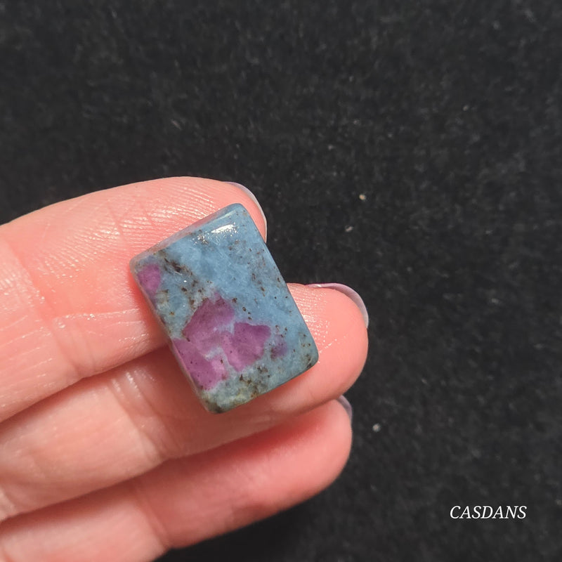 Ruby Kyanite Cabochon