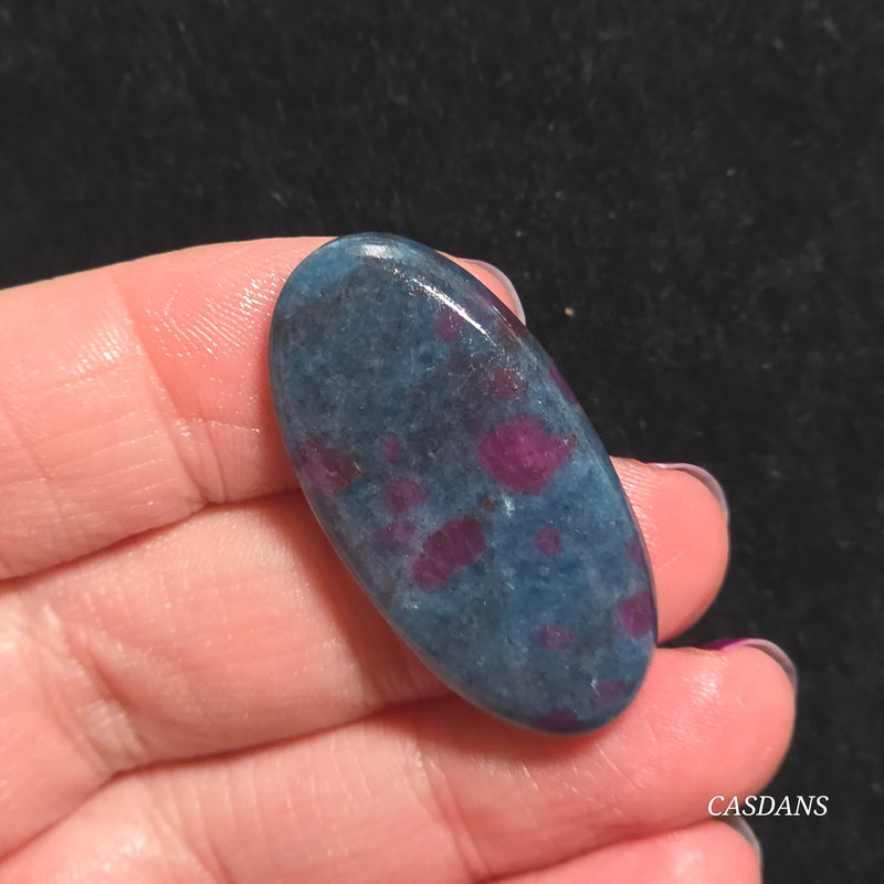 Ruby Kyanite Cabochon