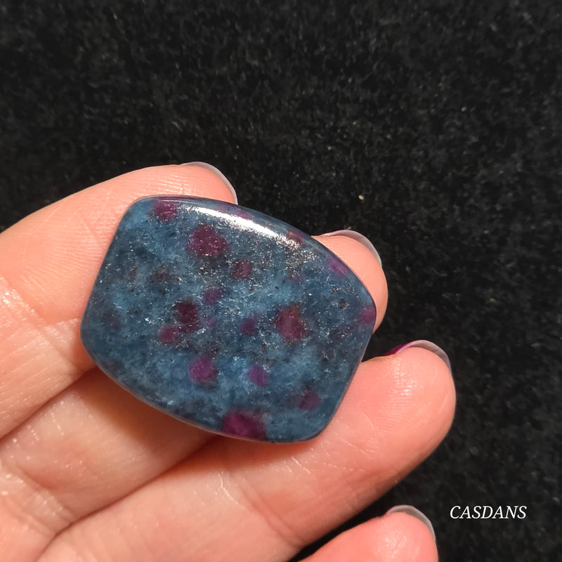Ruby Kyanite Cabochon