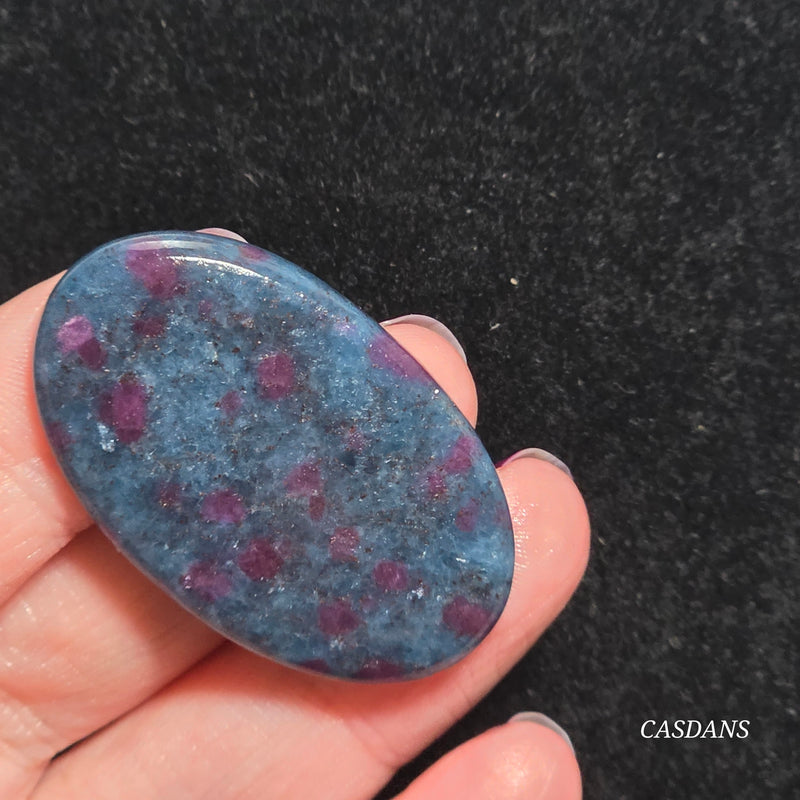 Ruby Kyanite Cabochon