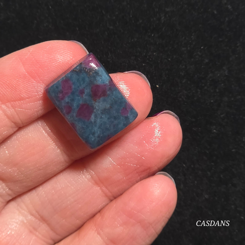 Ruby Kyanite Cabochon