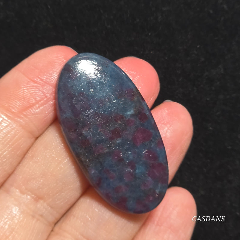 Ruby Kyanite Cabochon