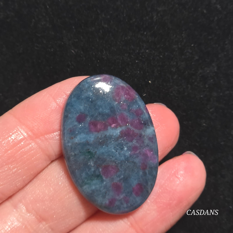 Ruby Kyanite Cabochon