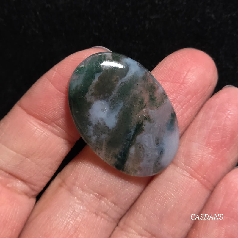 Moss Agate Cabochon