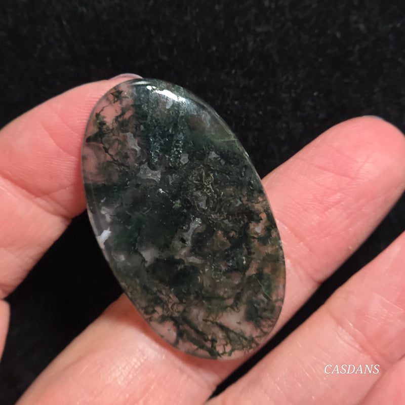Moss Agate Cabochon